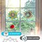 Stained Glass Mandala Art Kit - DIY Window Clings with Markers, 10 Suncatchers - Perfect Hobby for Adults, Kids, Teens & Seniors - Ideal Gift for Beginners, Women & Elderly